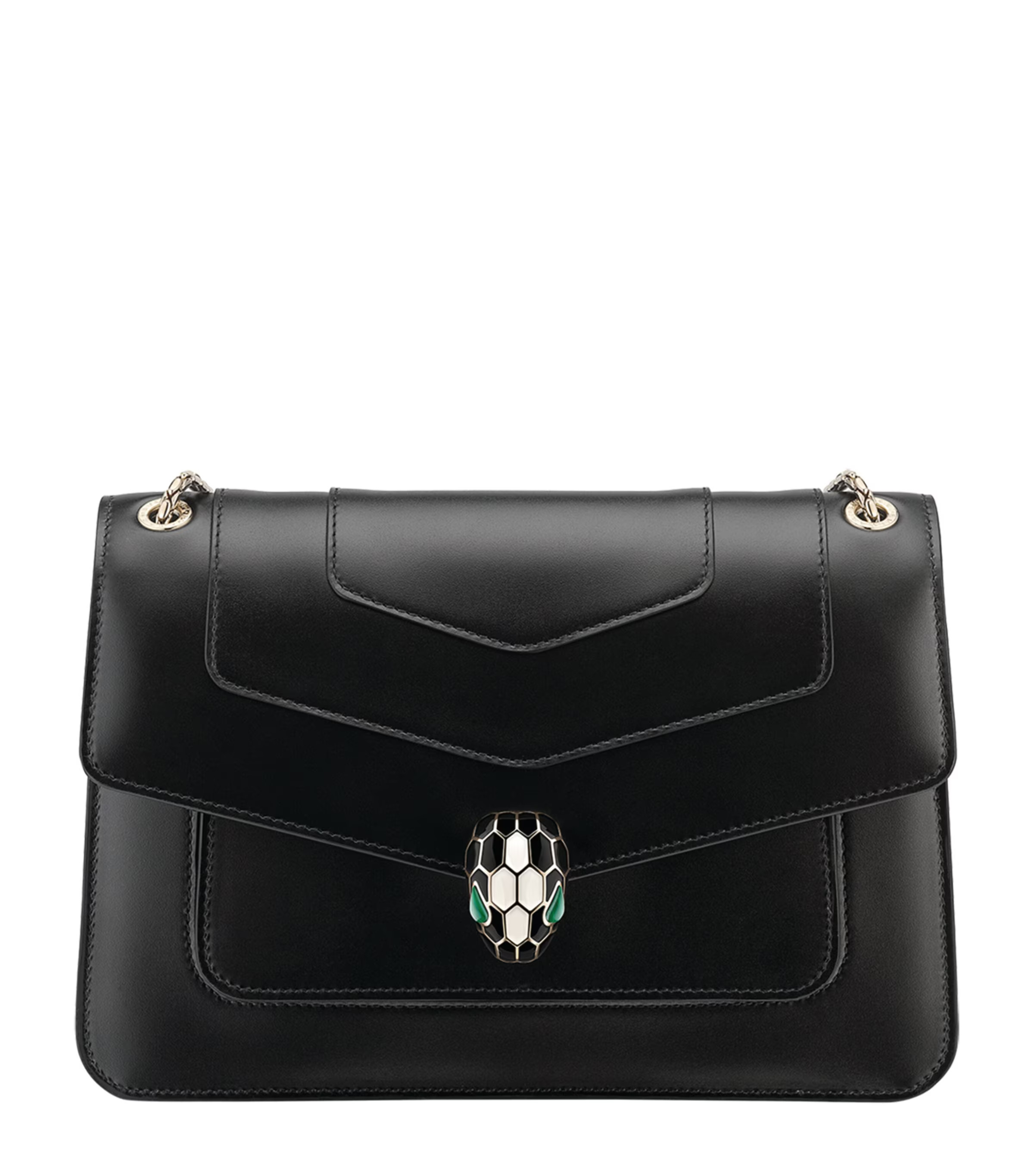 Bvlgari Medium Leather Serpenti Forever Shoulder Bag | Harrods