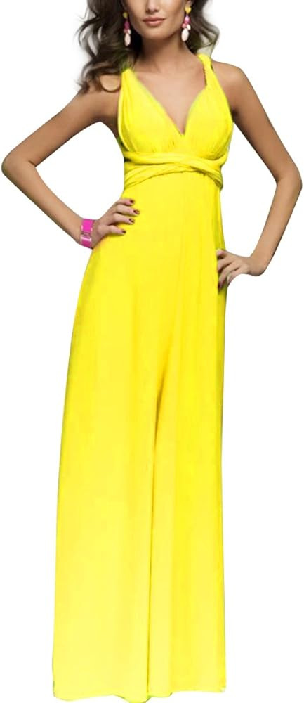 Women Transformer Hi Low Evening Long Prom Dress Halter Convertible Multi Way Spaghetti Strap Wed... | Amazon (US)