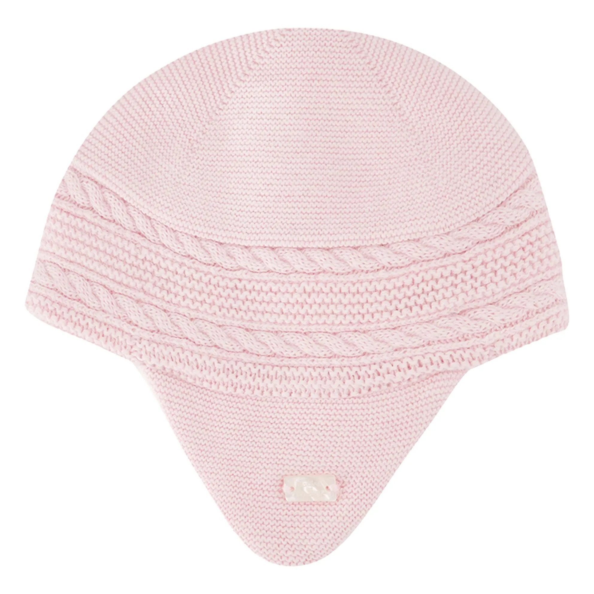 Wool Twisted Beanie | Pink | Smallable