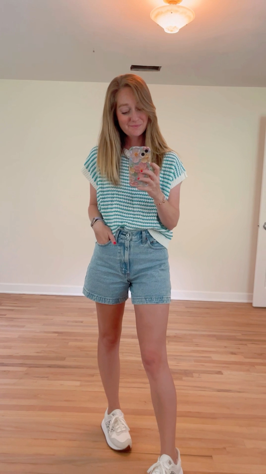 late summer ootd outfit inspo colorful style summer sweater abercrombie dad shorts

#LTKFindsUnder50 #LTKVideo #LTKFallSale