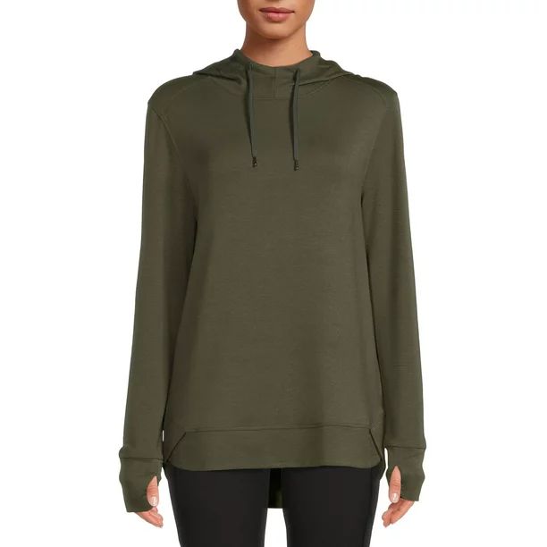 Athletic Works Women's Athleisure Mock Neck Hoodie | Walmart (US)