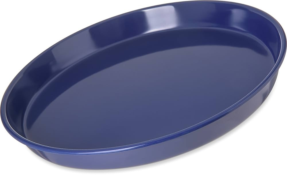 Carlisle FoodService Products Plastic Serving Tray, 13 Inches, Cobalt | Amazon (US)