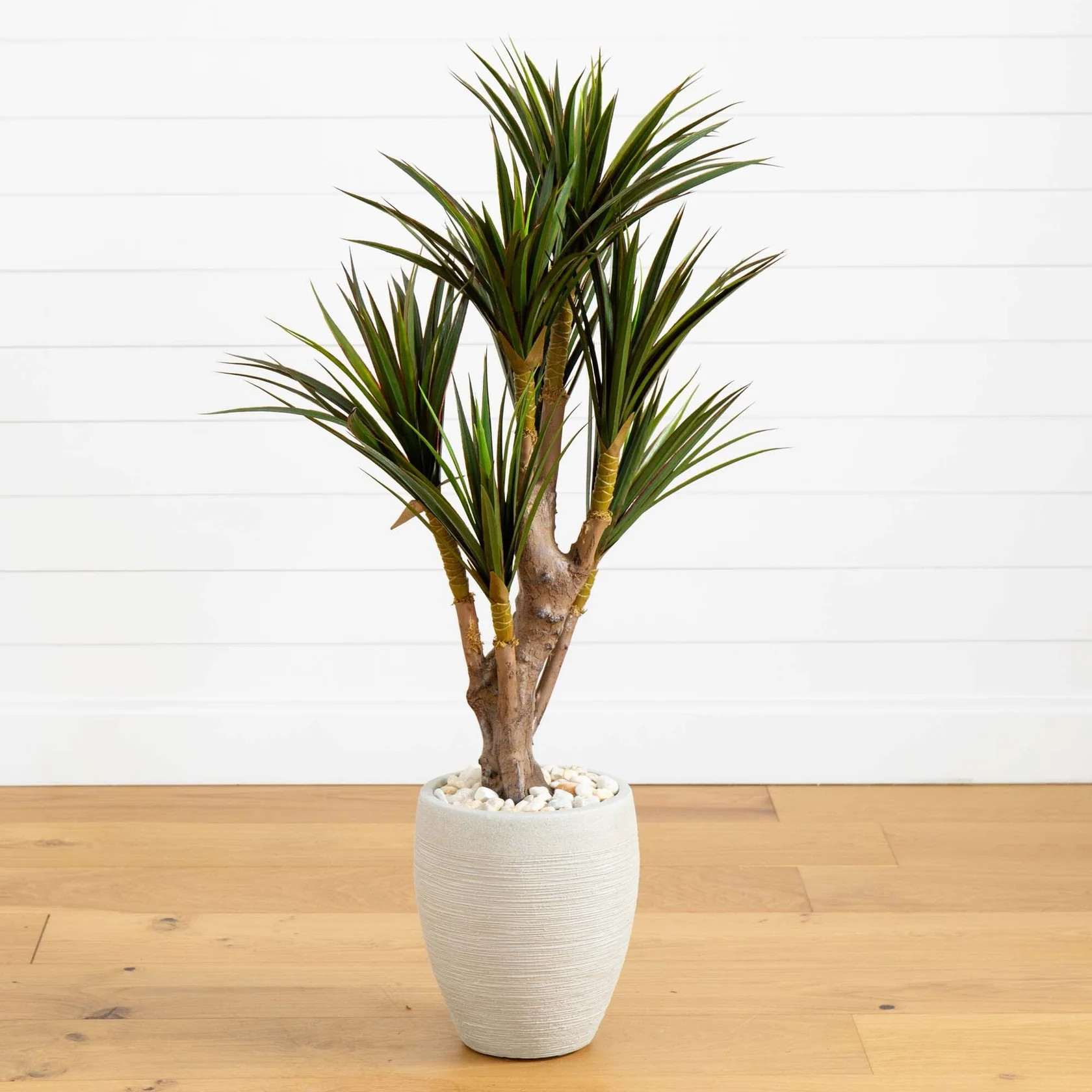 50” Yucca Artificial Tree in Planter UV Resistant (Indoor/Outdoor) | Nearly Natural | Nearly Natural