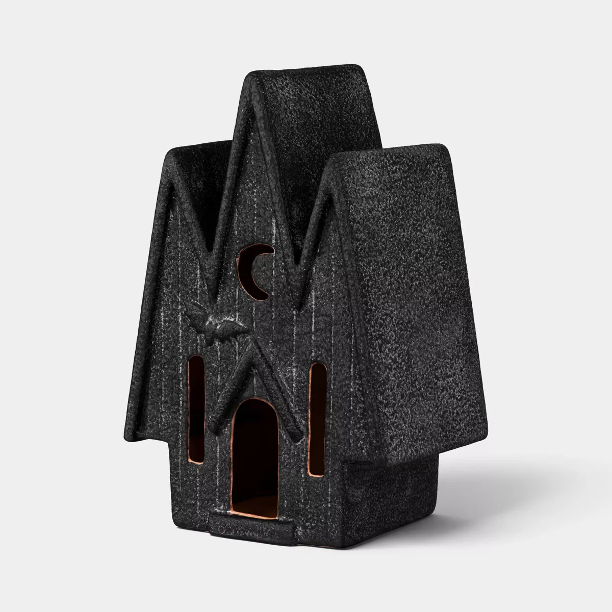 Medium Terra Cotta Haunted House Decorative Sculpture - Hyde and EEK! Boutique\u2122 Matte Black:... | Target