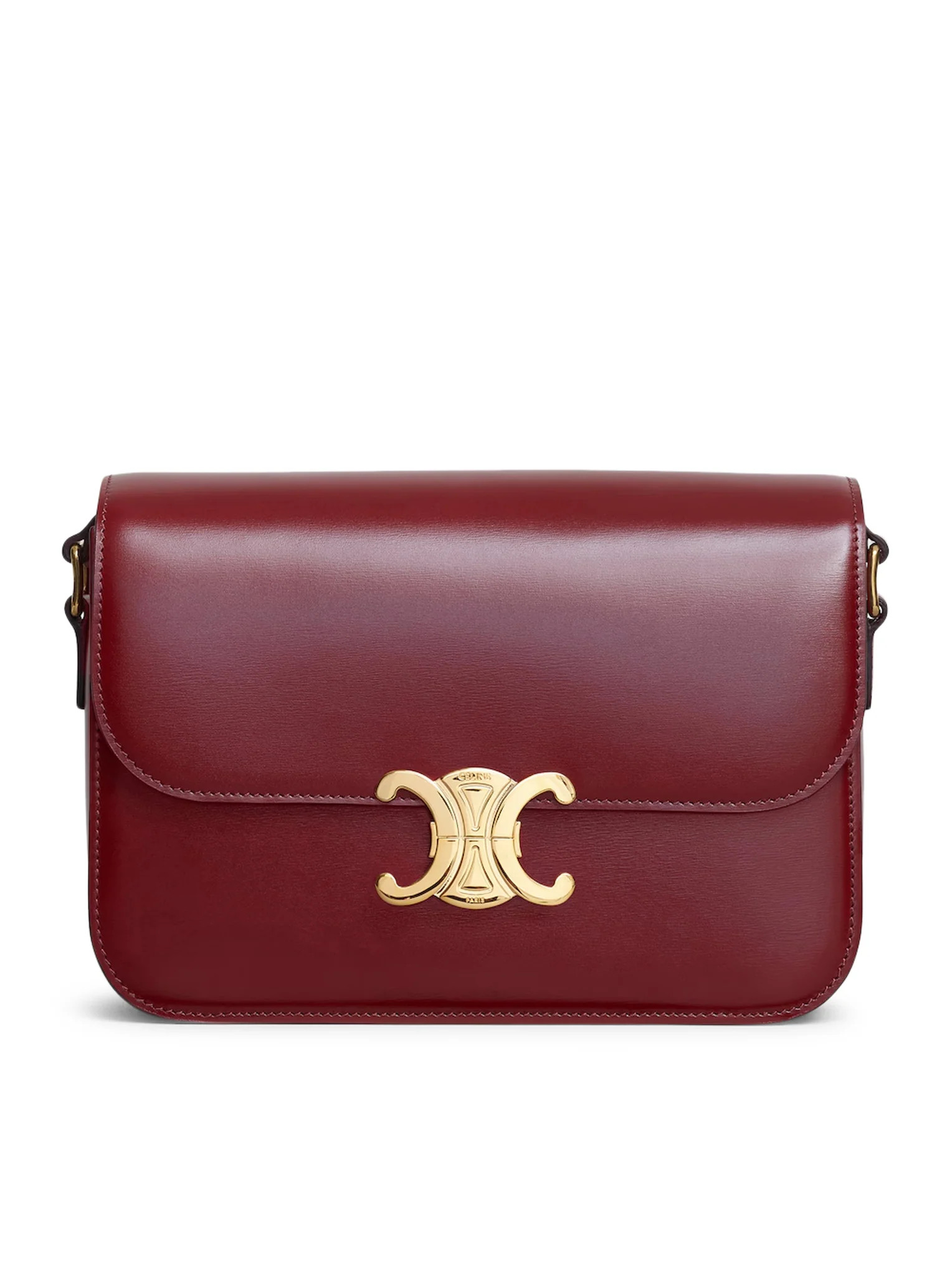 TRIOMPHE CLASSIQUE BAG IN GLOSSY CALFSKIN - Celine - Woman | Suitnegozi INT
