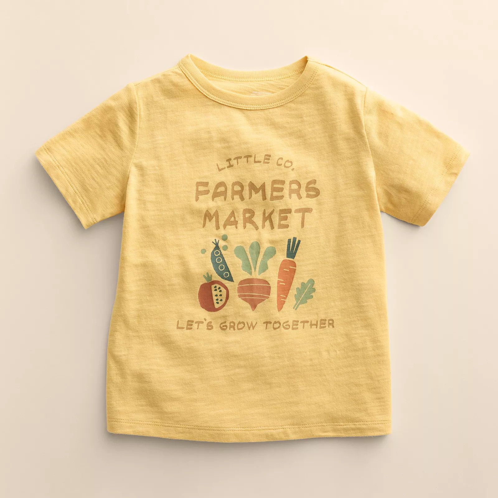 Kids 4-12 Little Co. By Lauren Conrad Organic Core Tee, Boy's, Size: 7, Ylw Farmers Market | Kohl's