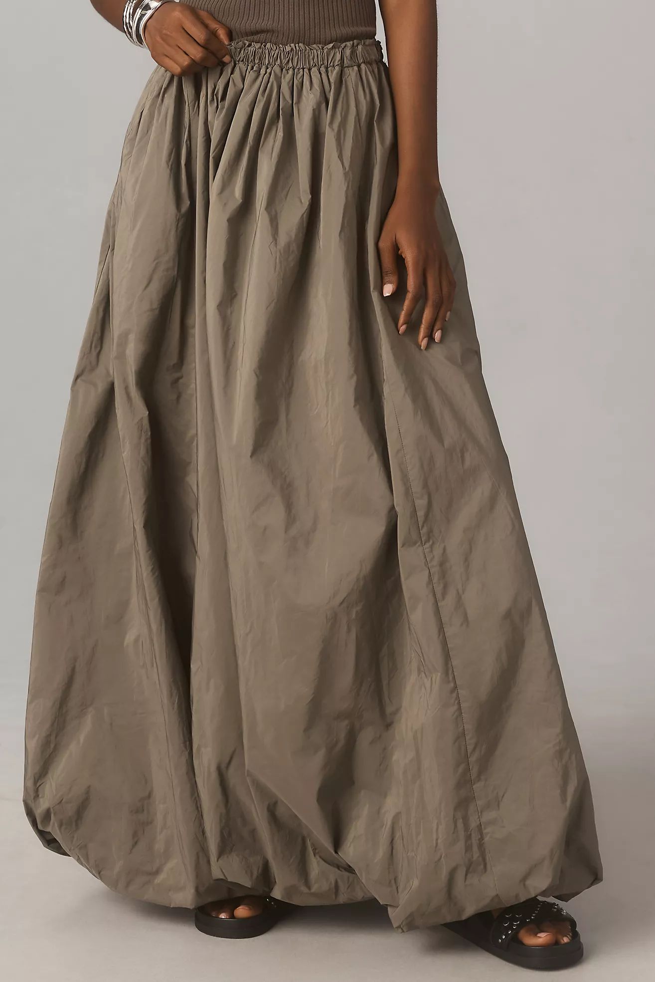 Maeve Bubble Maxi Skirt | Anthropologie (US)