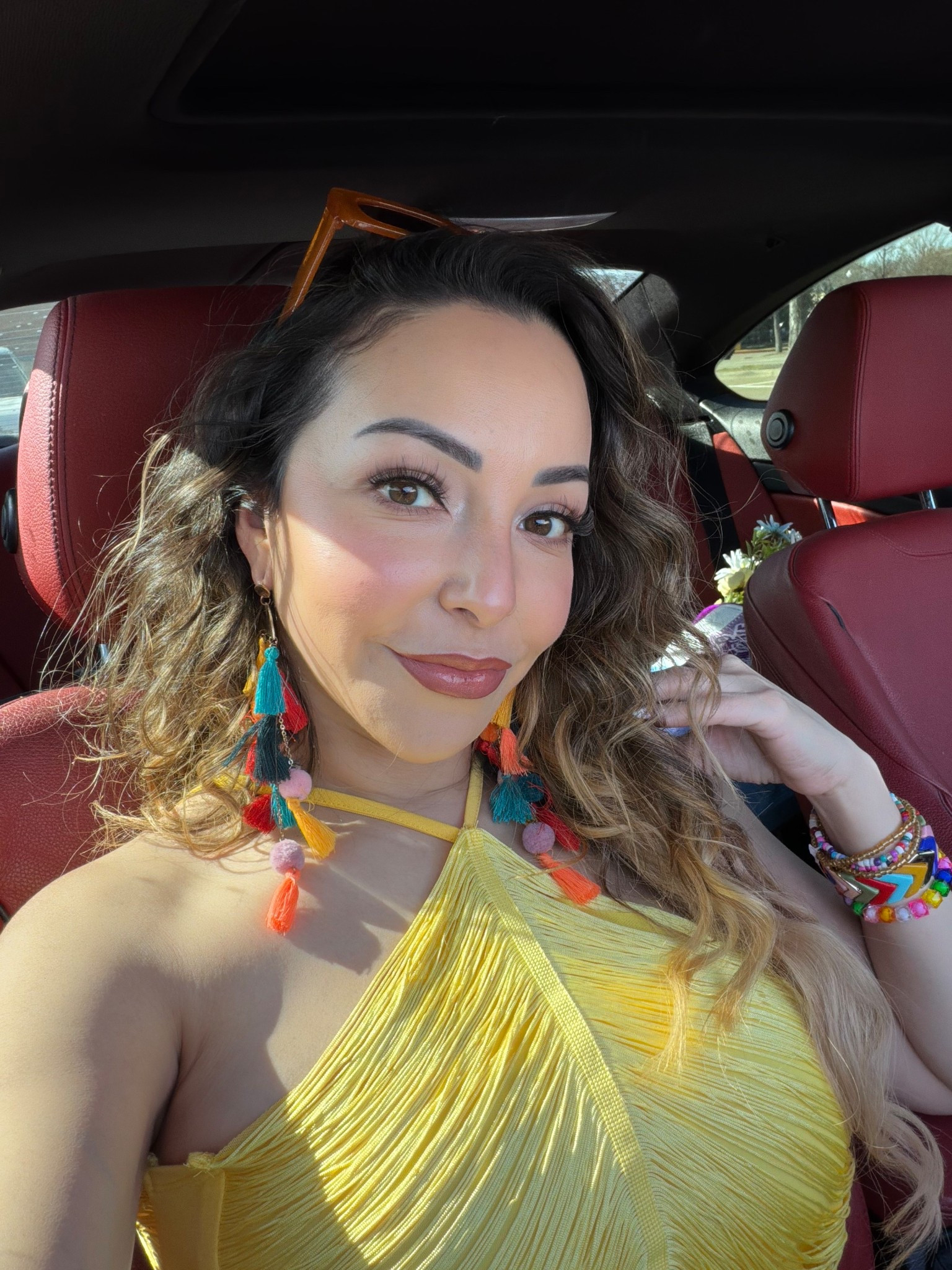 Fun sunny day out look
#dailylook #funearrings #springlooks