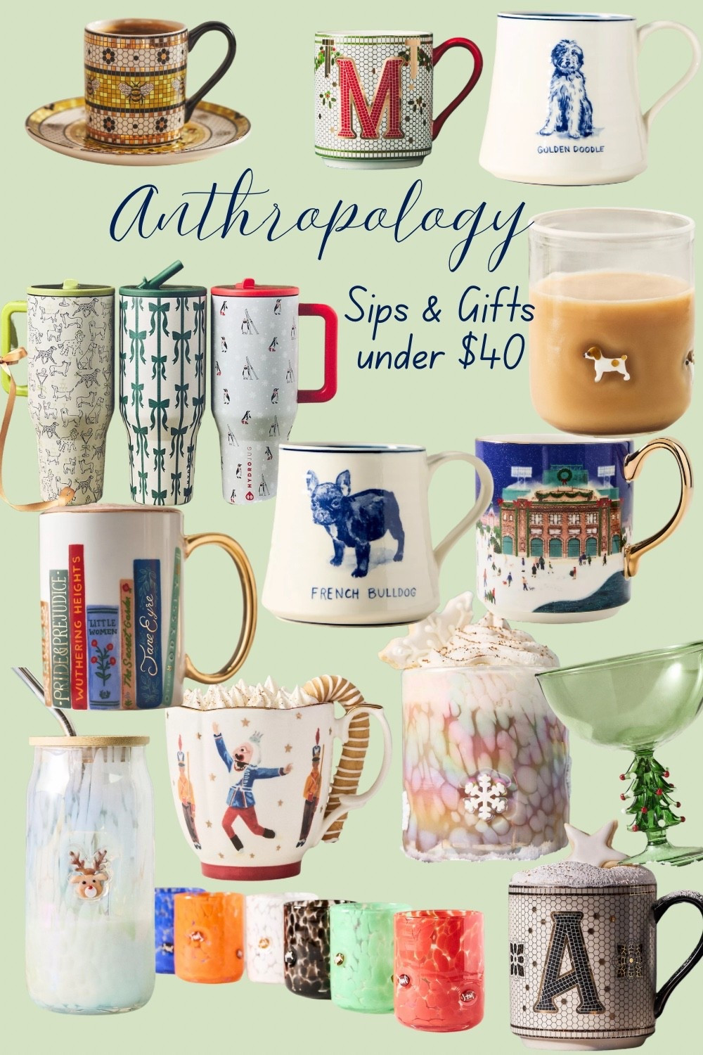 Anthro drinkware under $40? 
Say 👏 less 👏  If you know me… you know I’m a total drink snob 🤪 and absolutely swoon over a good, thoughtful gift (especially if it involves sippin’ pretty). These little cuties are SO adorable, unique, and honestly the perfect gift for any drink lover.

What can I say? I’m just a sucker for cute drinkware 🥹☕️🍸 Linked all my faves—go treat yourself or your fellow beverage bestie! 💖

#AnthroFinds #DrinkwareObsessed #GiftIdeas #LTKGiftGuide #Under40 #SipInStyle #DrinkSnobApproved

#LTKSeasonal #LTKGiftGuide #LTKHoliday