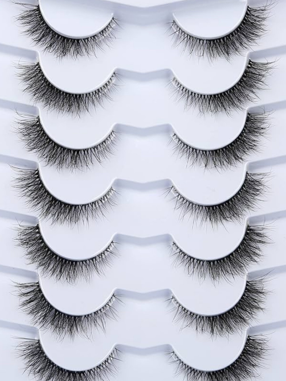 The prettiest light weight, wispy cat-eye lashes! I just recently purchased this pair for my natural glam girlies! 

#wispylashes #falselashes #naturalglam #makeup #amazonfinds #beauty 

#LTKWedding #LTKBeauty