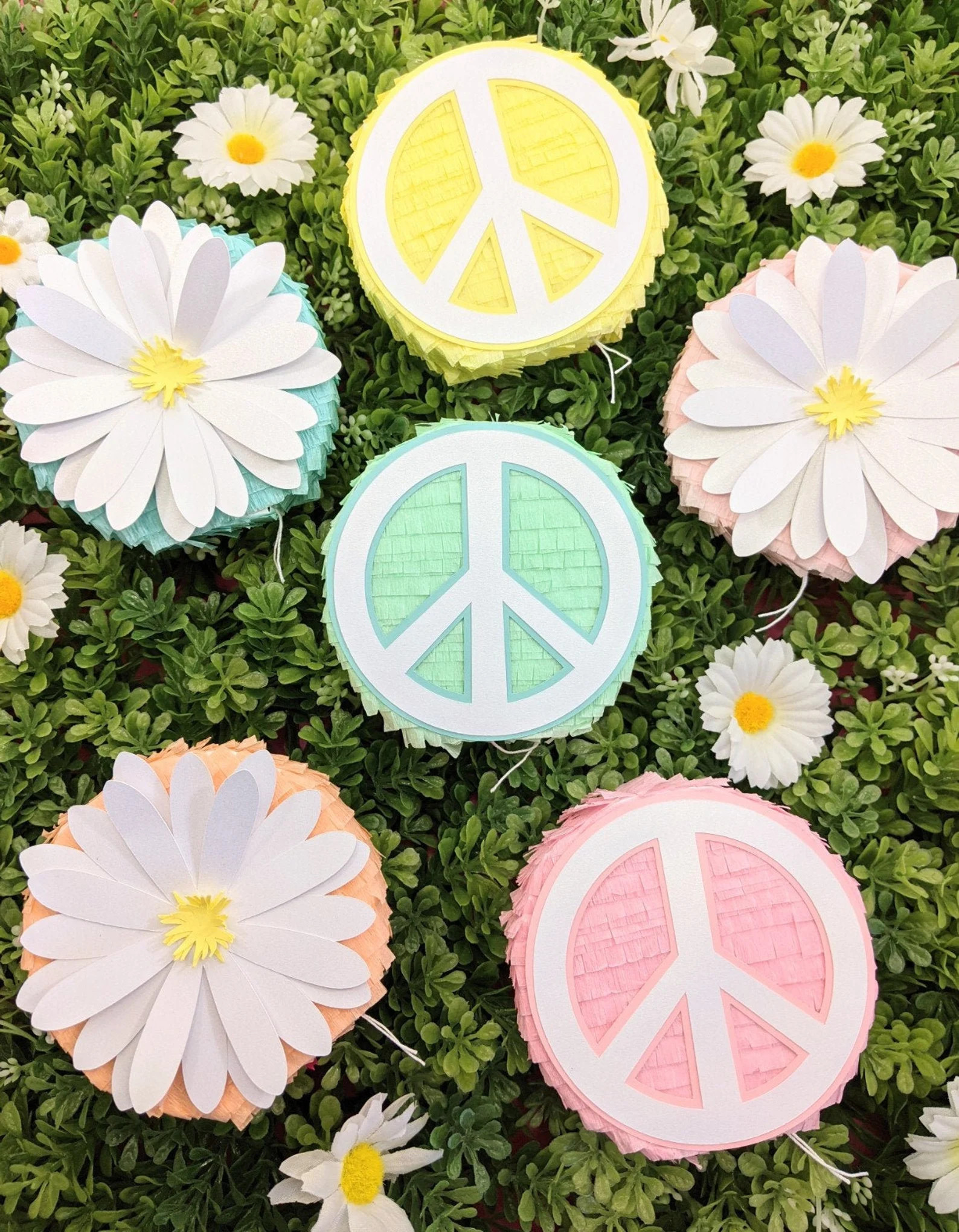 Peace Sign Mini Pinata 1 Party Favor Two Groovy Birthday | Etsy | Etsy (US)