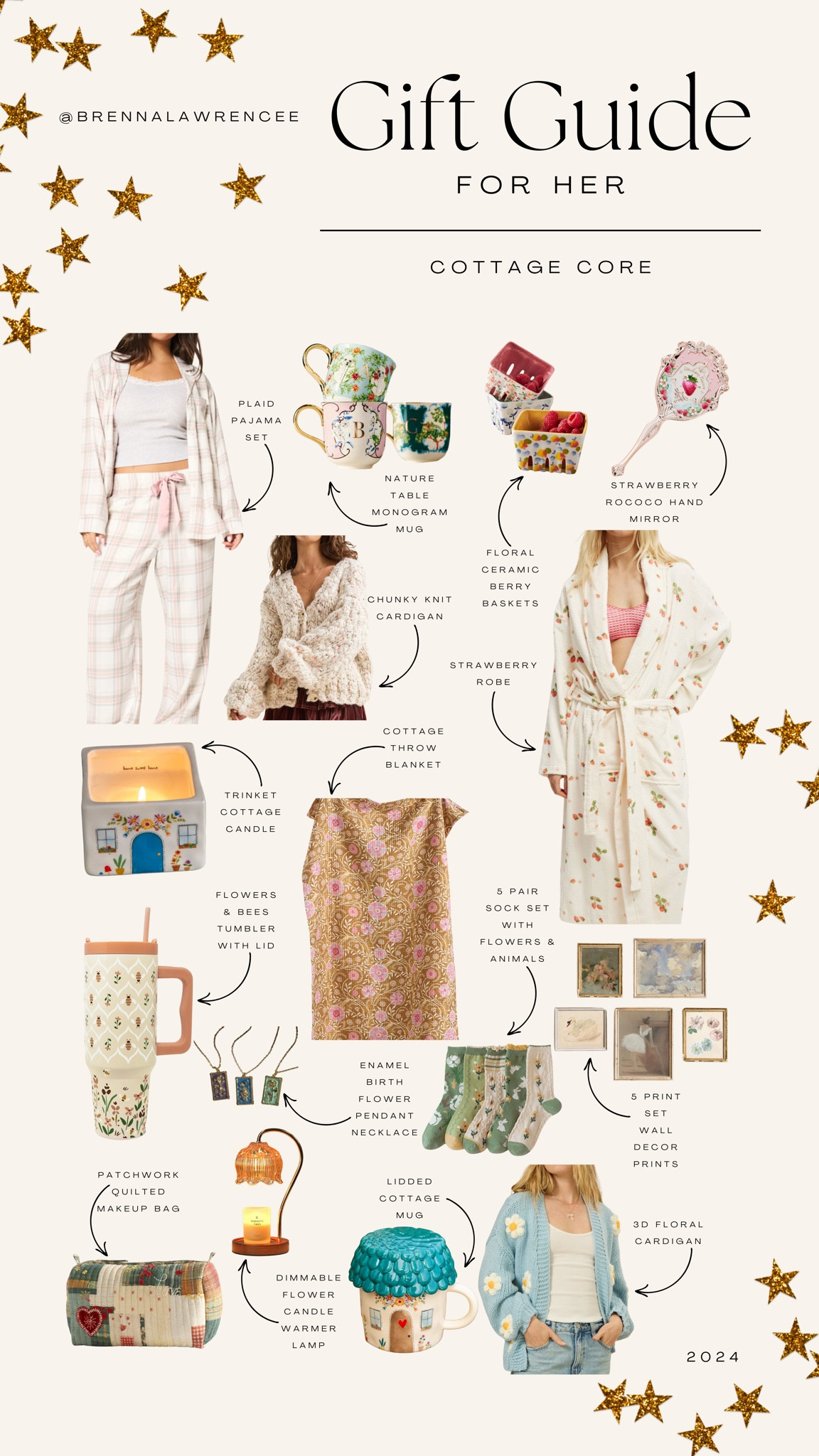 🧚‍♀️
enamel flower pendant: local electric 
plaid pajama set: hollister 

#LTKGiftGuide