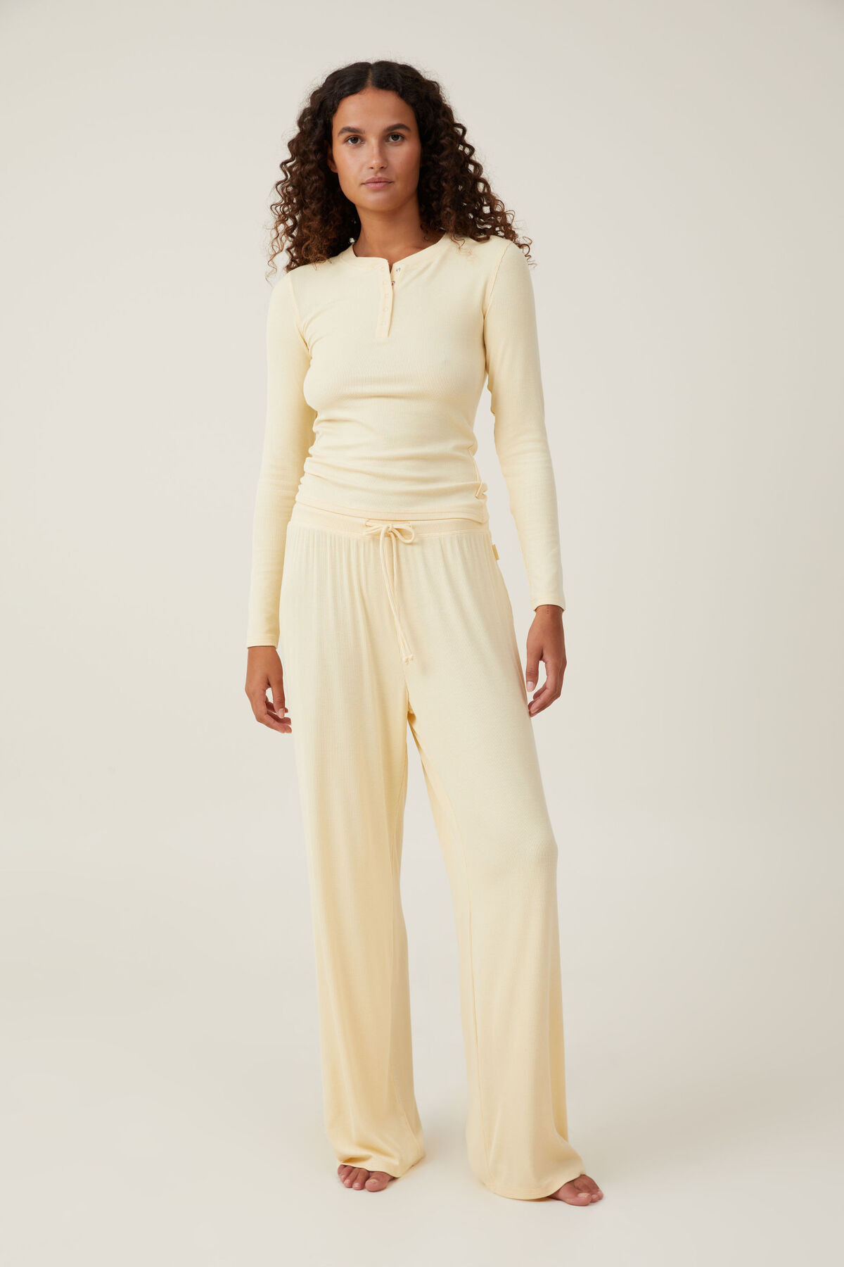 Sleep Recovery Henley Long Sleeve | Cotton On (UK)