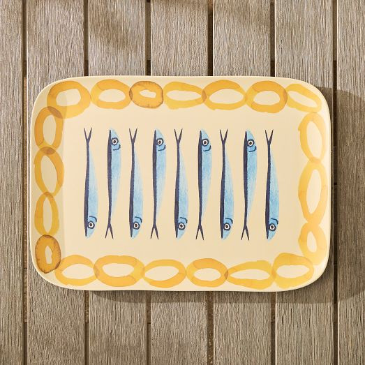 Sardine Melamine Platter | West Elm (US)