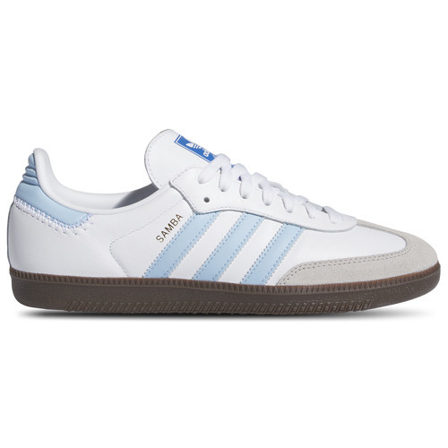 adidas Originals Mens adidas Originals Samba - Mens Shoes Clear Sky/Blue/White Size 11.5 | Champs Sports