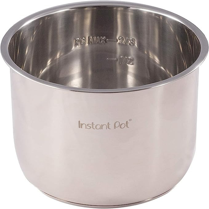 Instant Pot IP-POT-SS304-60 Genuine Stainless Steel Inner Cooking Pot - 6 Quart | Amazon (US)