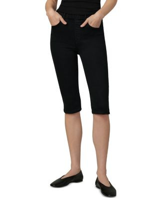 The All Day Elastic Waist Capri Jeans in Black | Bloomingdale's (US)
