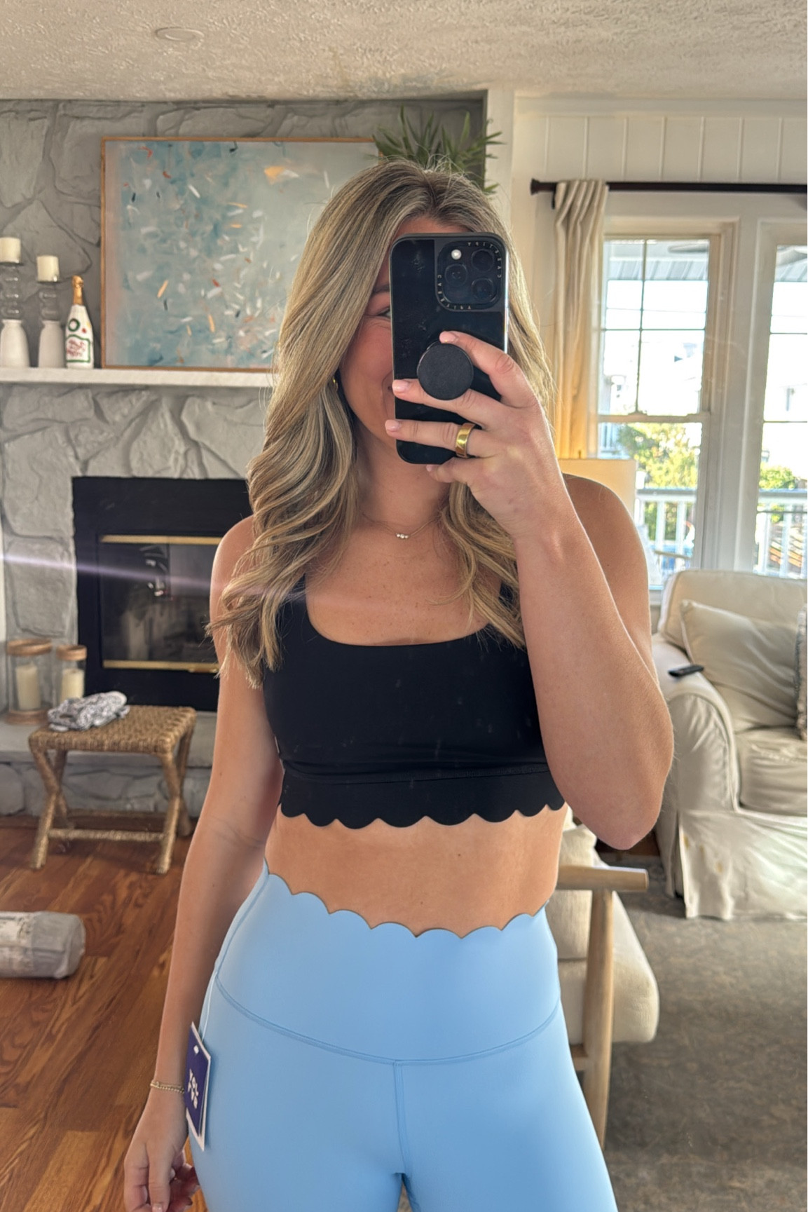 Scallop workout set from Target!! Wearing size SS

#LTKActive #LTKStyleTip #LTKFindsUnder50