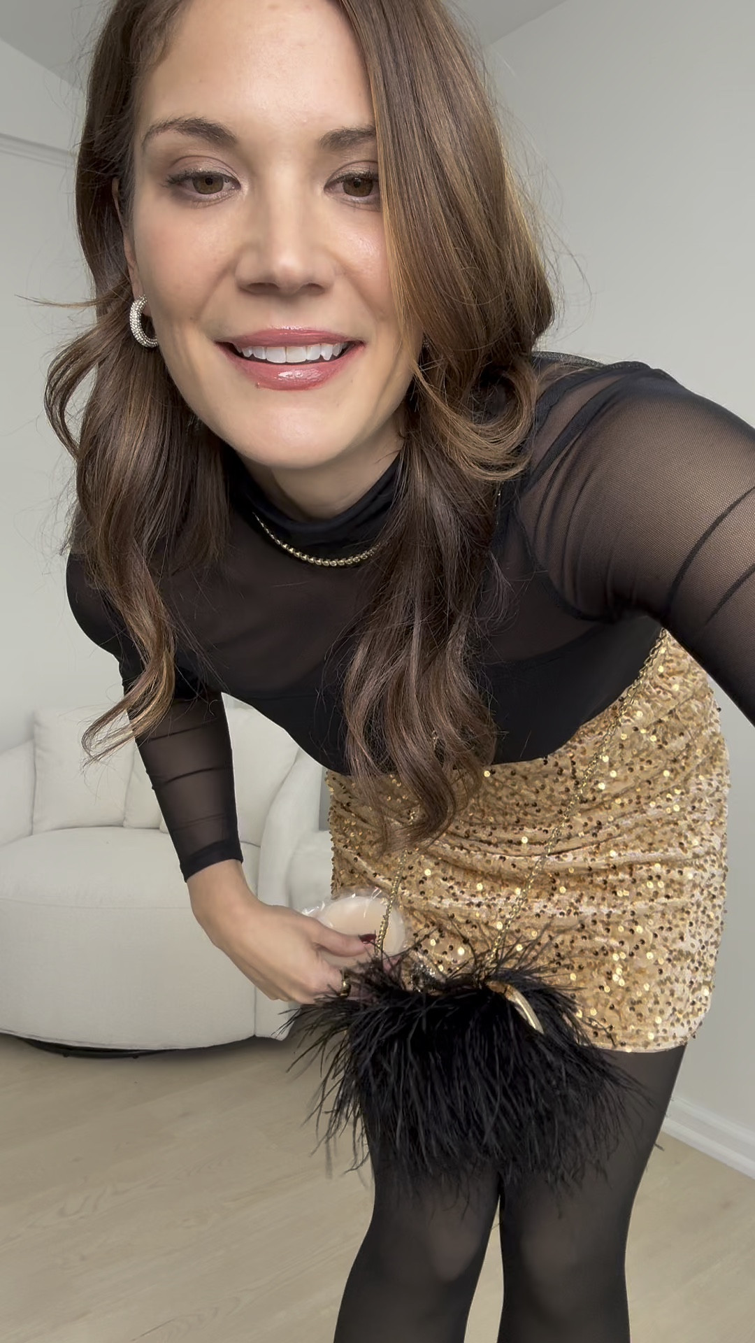 If you have New Years plans, I thought this outfit would be so cute! I am loving this adorable sequin skirt paired with this long sleeve mesh top! Paired my favorite fleece lined tights with it for more warmth!

New Years outfits, fleece lined tights, feather purse, mesh top, sequin skirt, New Year’s Eve outfit, tall girl approved, gold sequin skirt, Amazon finds, Stang and Co

#LTKootd #LTKSeasonal #LTKHoliday