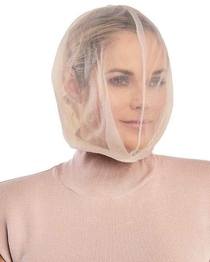 Betty Dain Makeup Protector Hood, Protects Hair and Make Up While Getting Dressed, Nylon Chiffon, Light and Airy, Triple Protection, Zipper closure, Machine Washable, Beige

#LTKHome #LTKOver40 #LTKBeauty