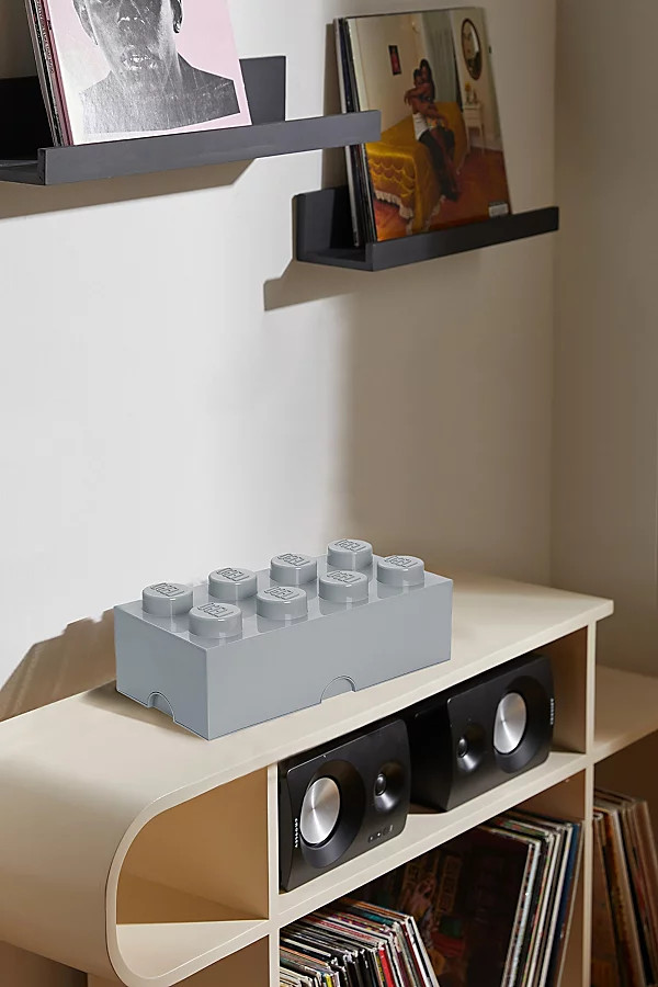 LEGO Large Storage Brick 8 in Stone Grey at Urban Outfitters | Urban Outfitters (US and RoW)