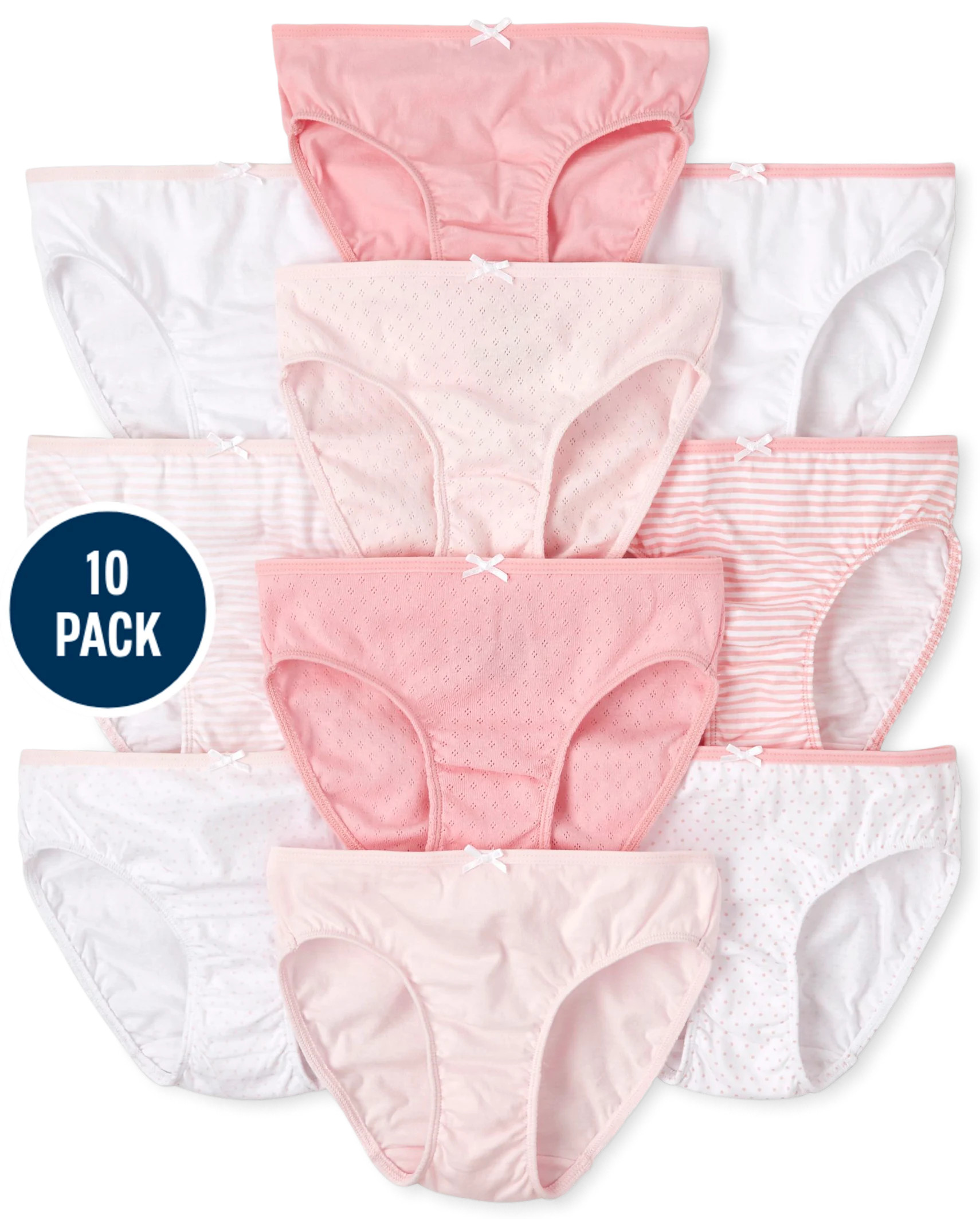 Girls Briefs 10-Pack - petal | The Children's Place