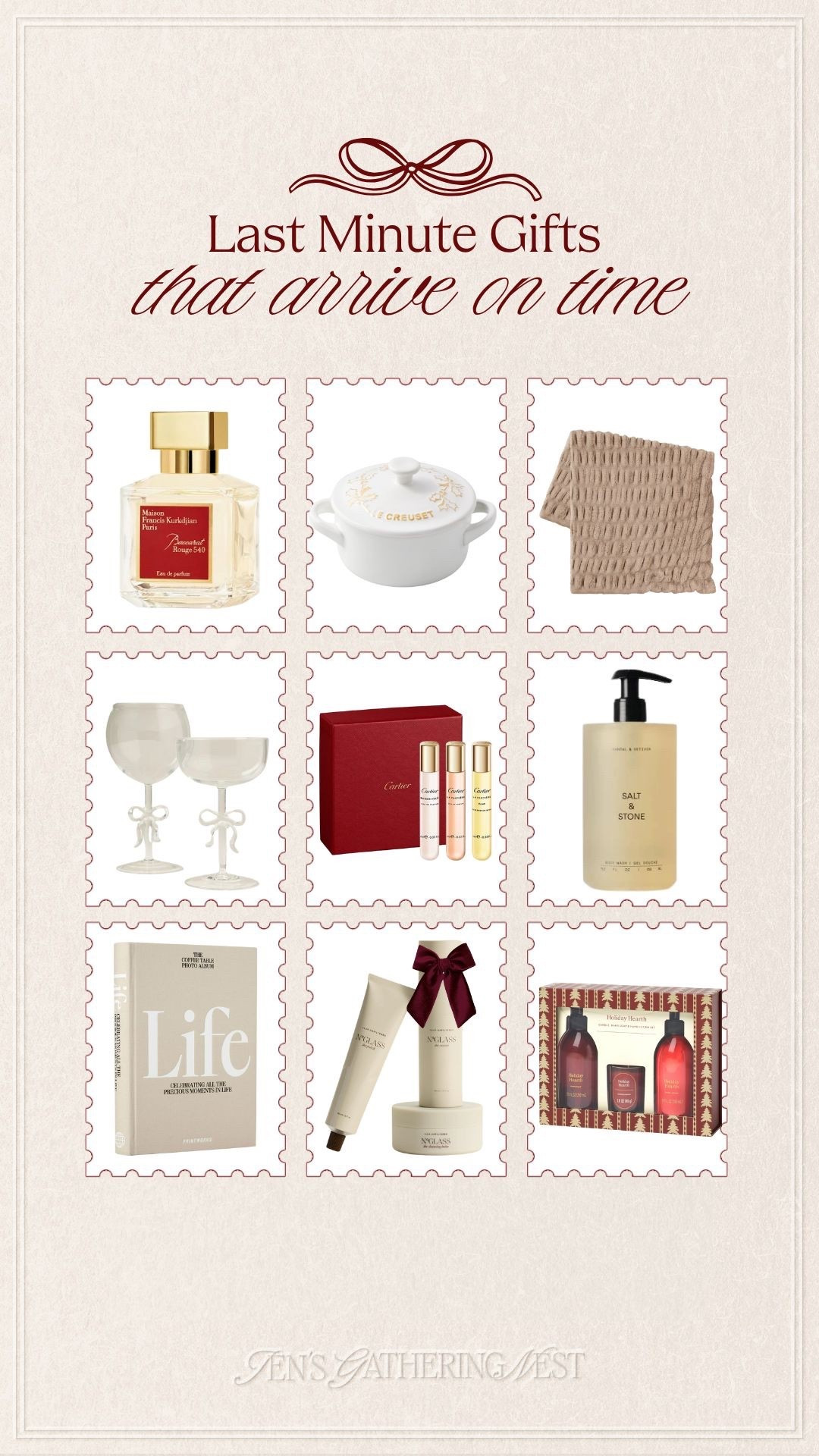 Gifts that arrive on time for all budgets from beauty to home to homebody & sentimental 😍🎄

#christmas #giftsets #gifting #giftsforher #homegifts #beautygifts #lastminutegifts #giftguide #christmasgift

#LTKHoliday #LTKGiftGuide #LTKFindsUnder100