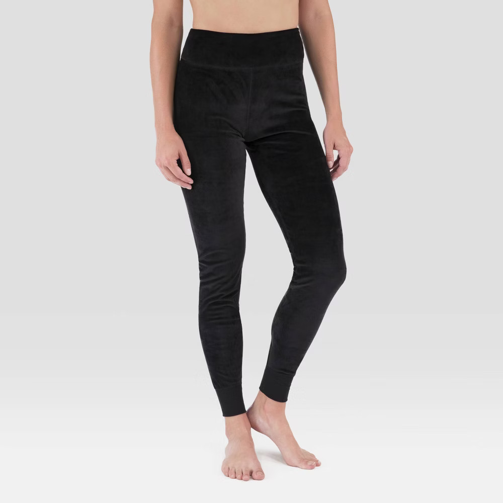 Wander by Hottotties Women's Velour Leggings - Black M | Target