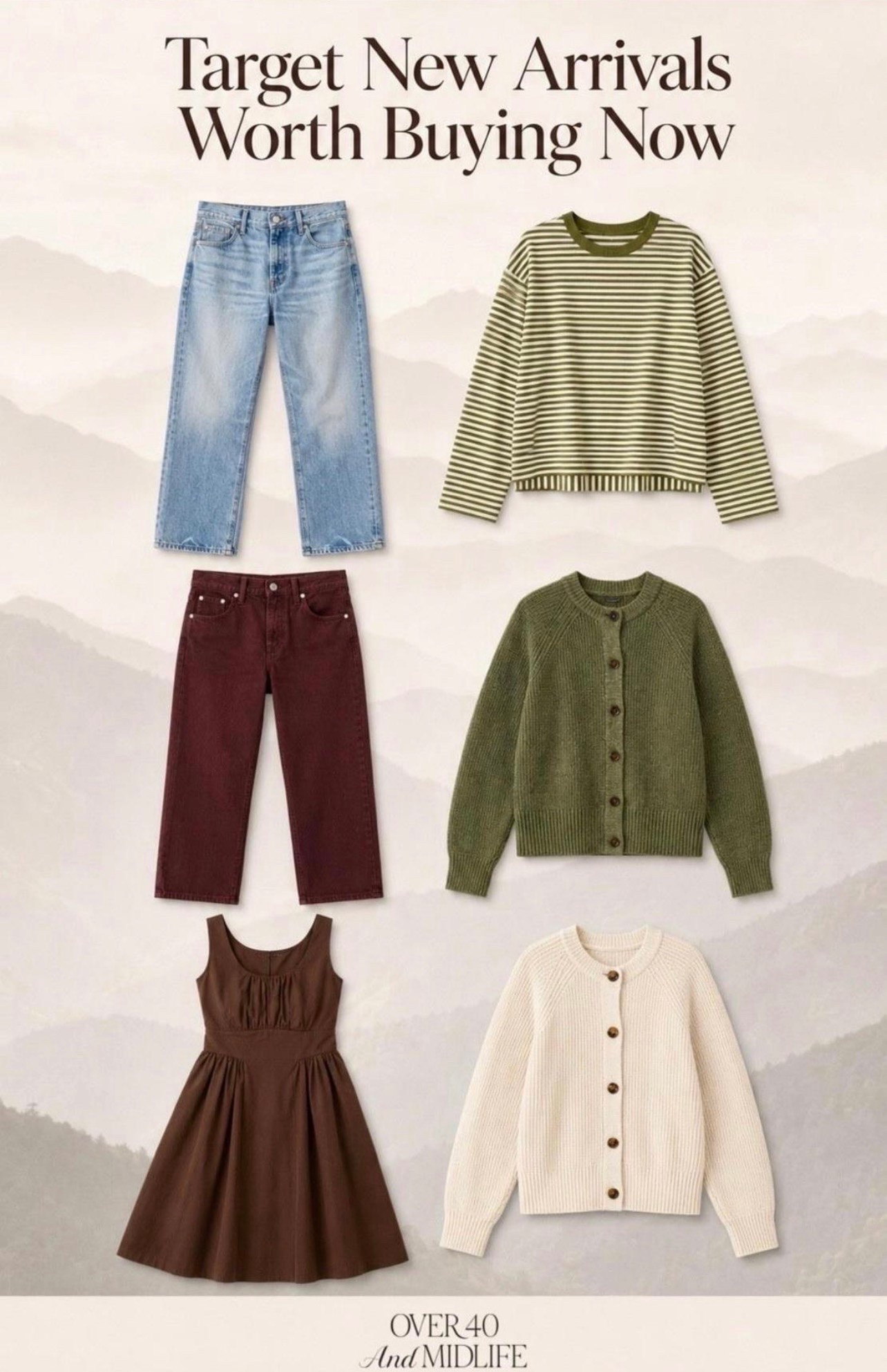 ✨Tap the bell, save and ❤️ start here over 40 fashion, midlife style, midsize fashion and luxury looks for less.  

Target understood the assignment. 👀 These new arrivals look far more expensive than they are.

The $40 boyfriend jeans are back in four fall-ready washes, the $35 cardigan is already trending, and that $40 brown dress may be the sleeper hit of the season.

Wear them now. Layer them later. These are the Target finds worth grabbing before everyone else catches on. 🤎

Sizing: Jeans 12 | Tops L | Dress M

👑 Helping you look good, feel good.-Lindsey Denver   Check back daily for belly-friendly style, confidence, and Outfit Physics™.

#LTKOver40 #LTKPlusSize #LTKMidsize

Comment SHOP below to receive a DM with the link to this post on my LTK ⬇ https://liketk.it/6jKIm

Comment SHOP below to receive a DM with the link to this post on my LTK ⬇ https://liketk.it/6k1kE