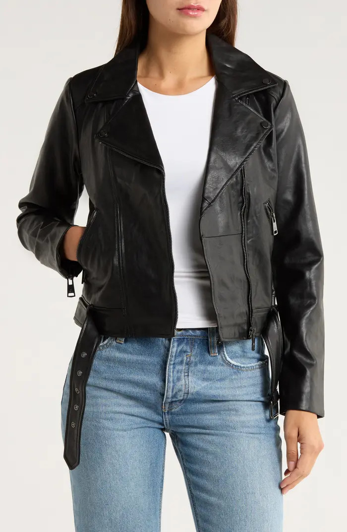 Faux Leather Moto Jacket | Nordstrom Rack