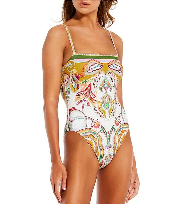 Antonio Melani Scarf Print One Piece Swimsuit | Dillard's | Dillard's