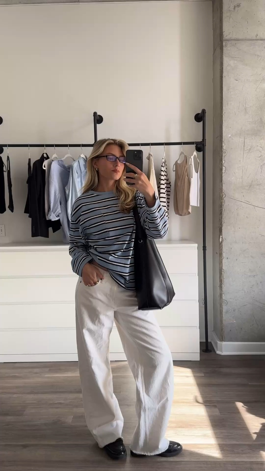 Stripes for spring 🤍 wearing a size small from @Aritzia 

#LTKdayinmylife #LTKSeasonal #LTKootd