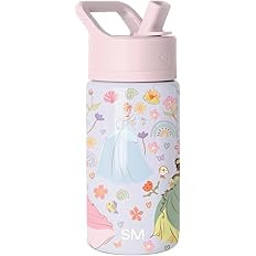 Simple Modern Kids Summit Water Bottle with Straw Lid | Disney 14oz Stainless Steel Cup Insulated... | Amazon (US)