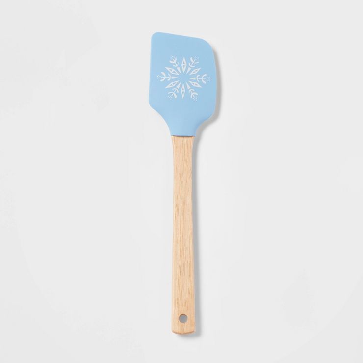 Silicone Snowflake Spatula with Wood Handle - Wondershop™ | Target
