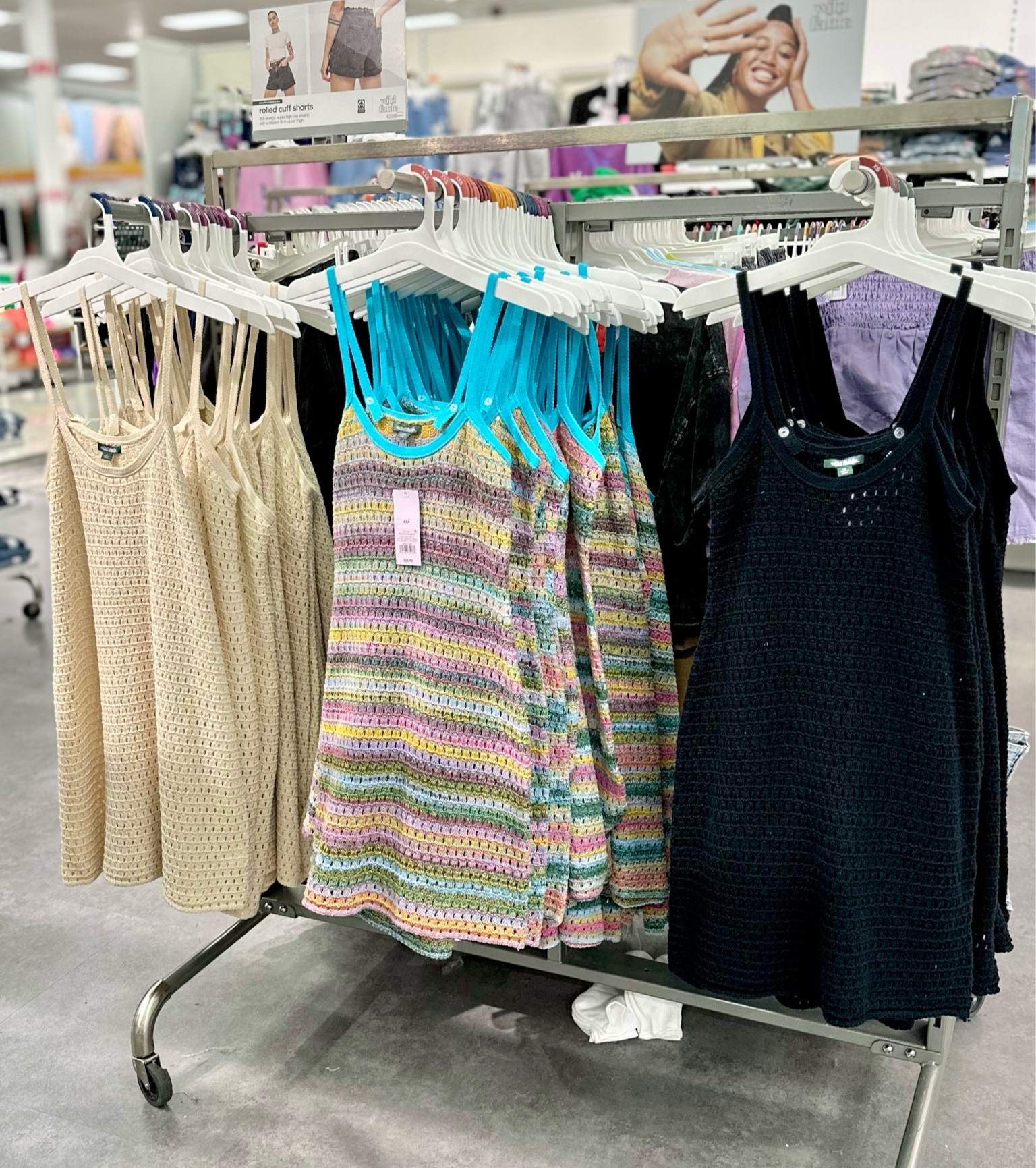 The new strappy sweater dresses make the cutest covers! Perfect for those summer days and available in 3 colors😍