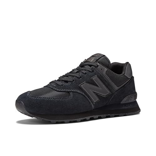 New Balance Men's 574 Core Sneaker, Black/Black, 5.5 | Amazon (US)