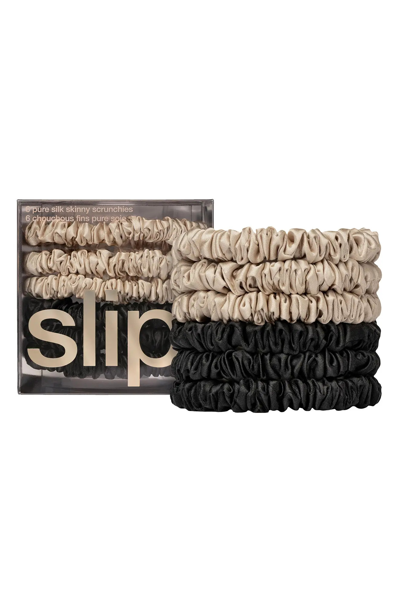 Pure Silk 6-Pack Skinny Scrunchies $51 Value (Women) | Nordstrom | Nordstrom