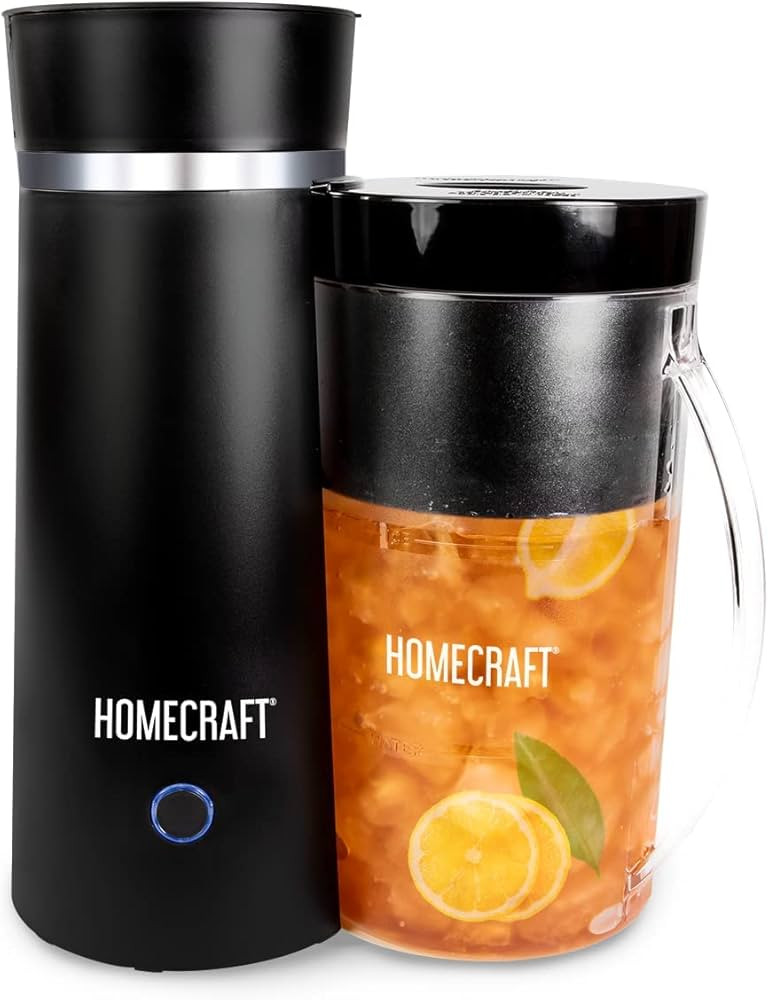 Homecraft Electric Iced Tea Maker for Sweet Tea and Cold Brew Coffee, Double Insulated Pitcher, B... | Amazon (US)