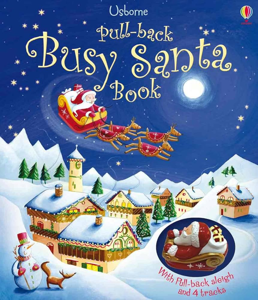 Pull-Back Busy Santa Book | Amazon (US)