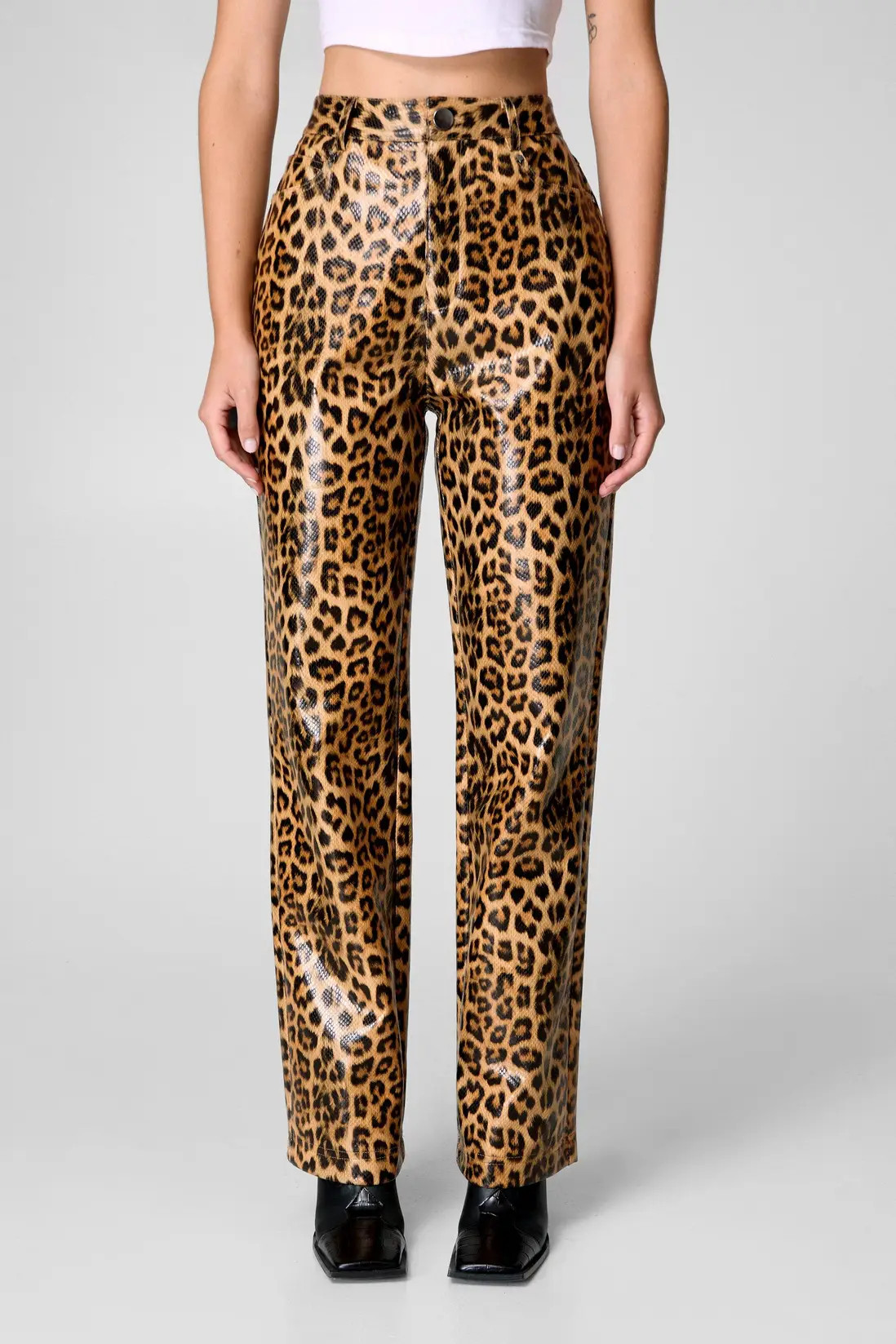 Leopard Straight Leg Pant | Nasty Gal US