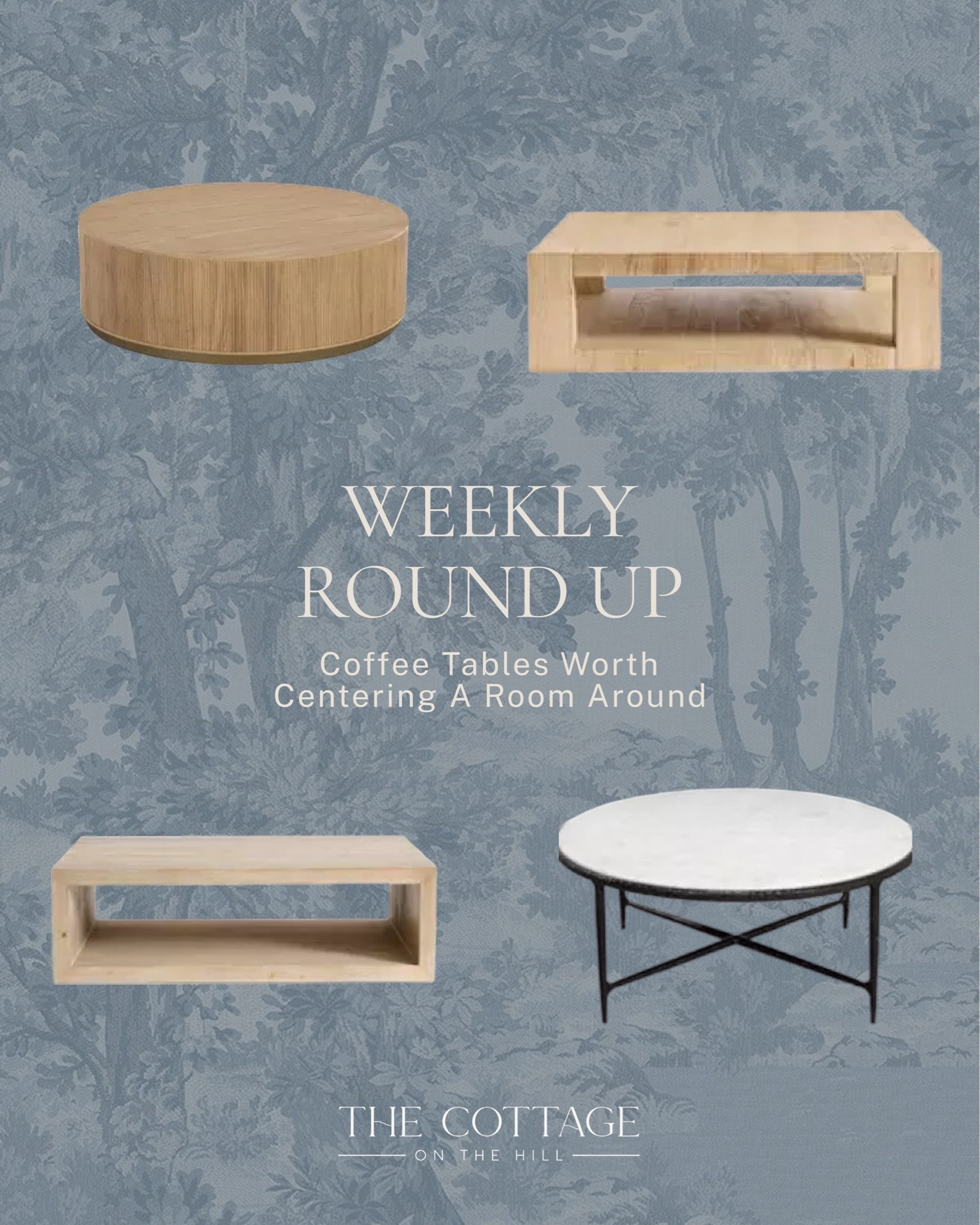 The coffee table does more work in a living room than people realize ✨

 Rounded up a few favorites that bring warmth, character, and a sense of intention to the space, from sculptural wood rounds to marble and iron pieces that anchor a room beautifully. 

Something for every style, all linked here 🤍 

#LTKhome
