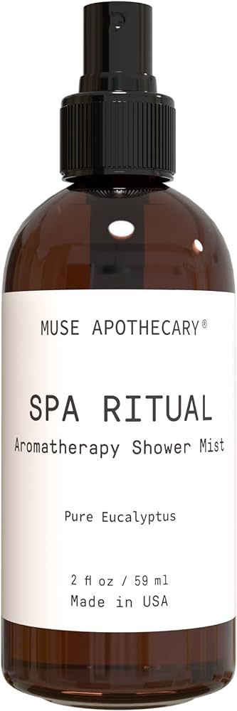 Muse Apothecary Spa Ritual Shower Mist Pure Eucalyptus Oil - Eucalyptus Spray for Shower, Bath & ... | Amazon (US)