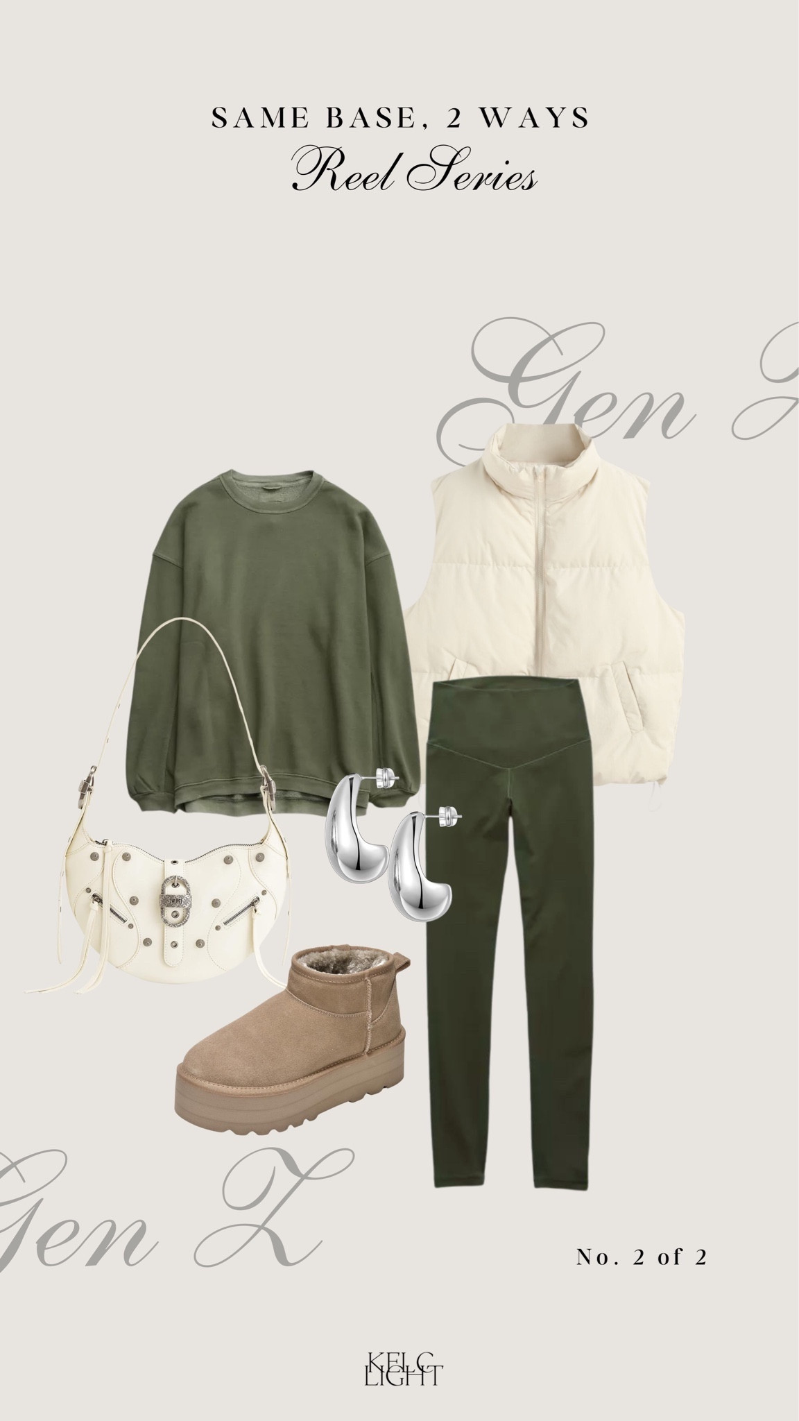 REEL SERIES🤍 Styling 1 base, 2 different ways | How a millennial would style vs. a gen Z | Can’t decide what I love most #millennial #genz #style 

#LTKmidsize #LTKstyletip