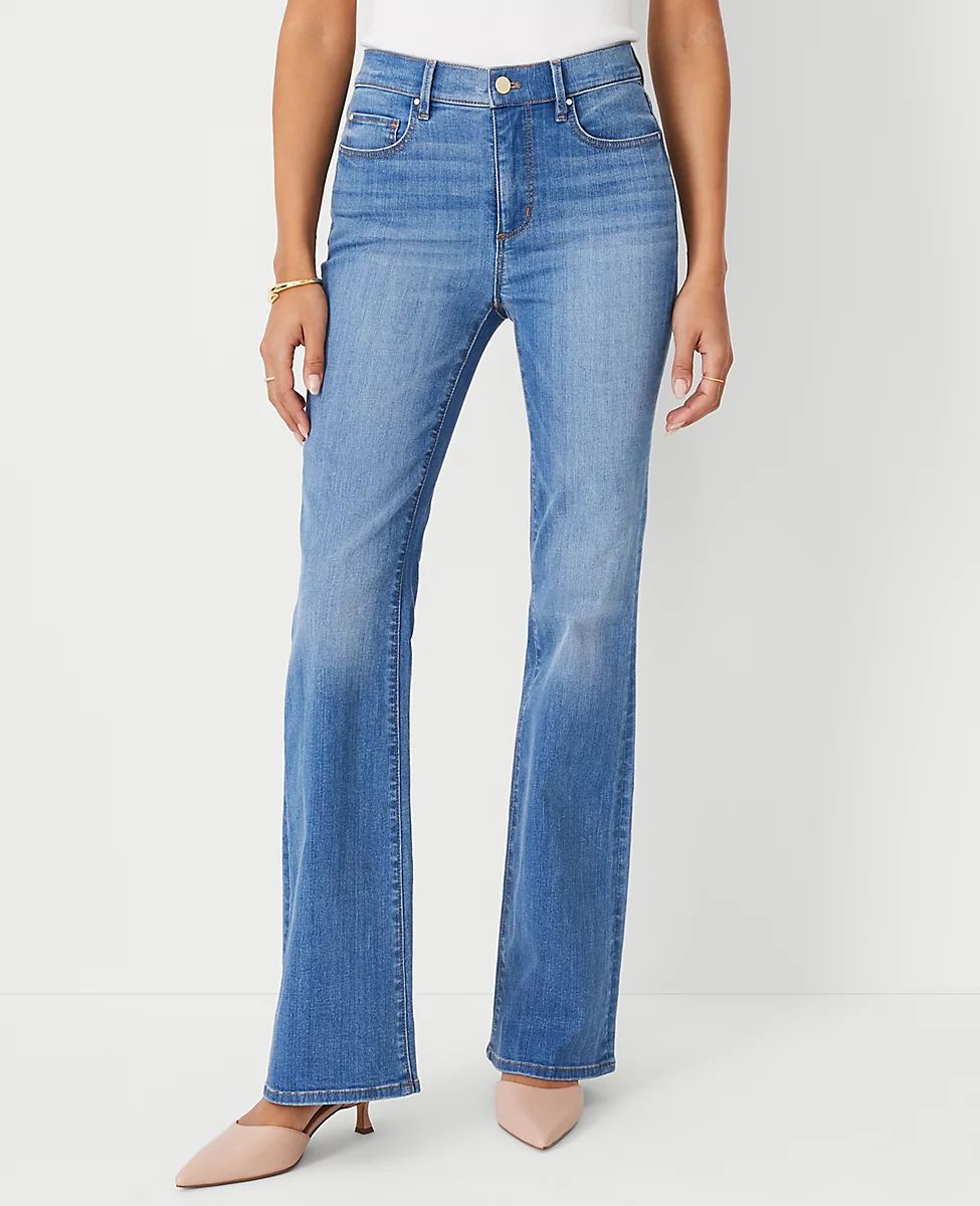 Mid Rise Boot Jeans in Light Wash - Curvy Fit | Ann Taylor (US)
