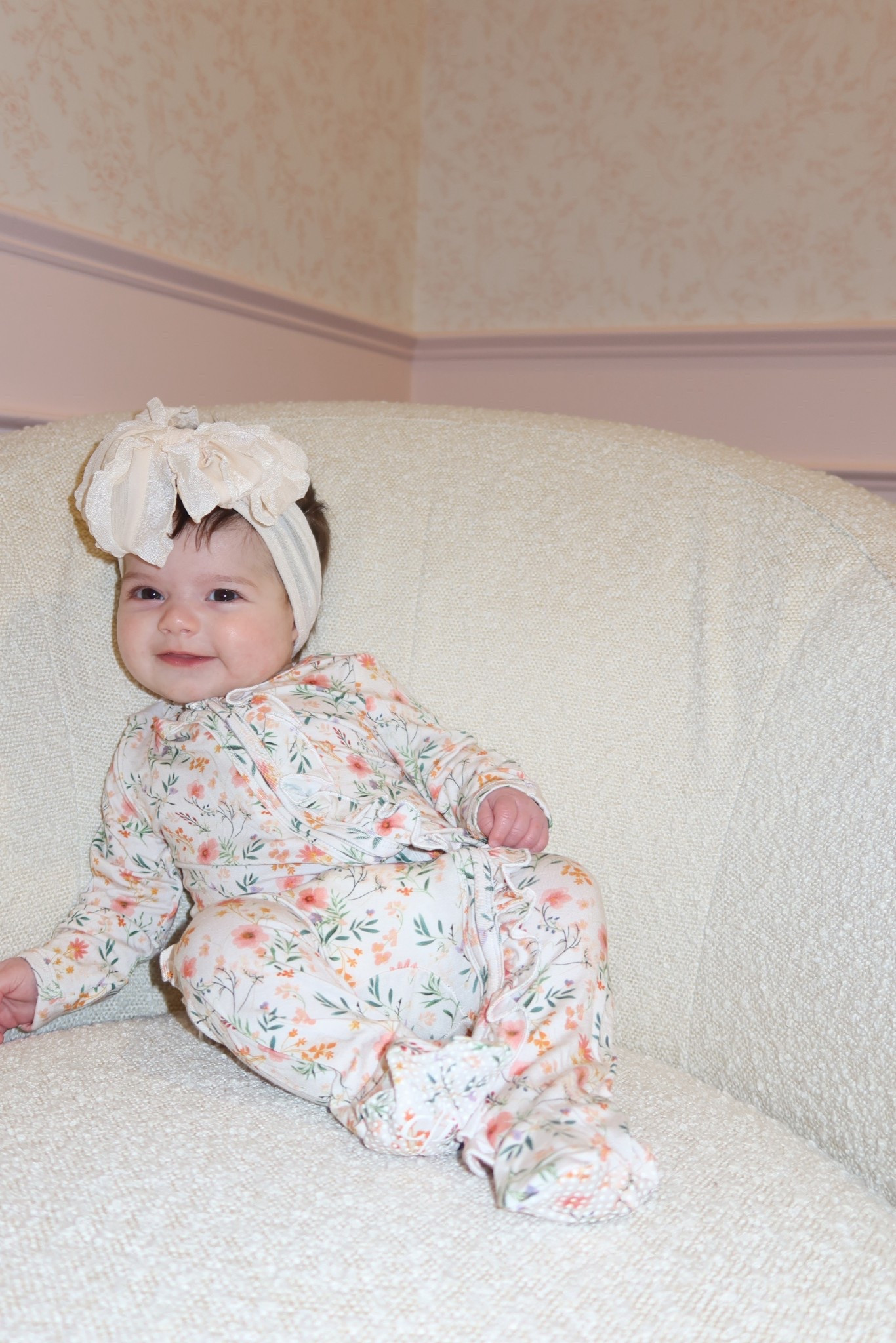 Caden Lane floral footies for baby girl ivory bow CT20 for 20% off

#LTKmomlife #LTKBaby #LTKSaleAlert