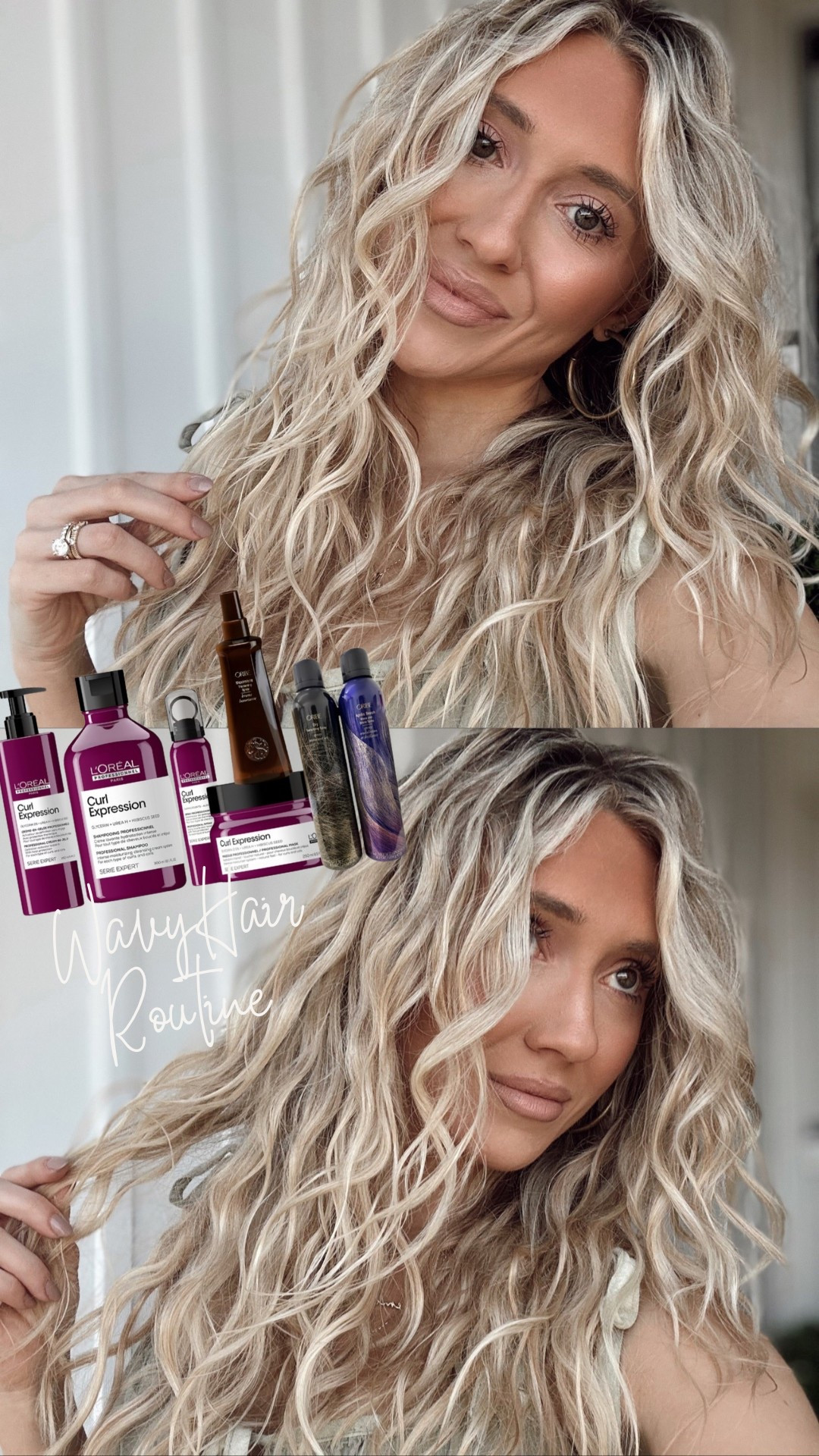 My curly | wavy hair favorites 👇🏻

Read below to see how I enhanced my natural curl / wave! 

1. Shampoo + Condition Hair with
@lorealpro (curl expression line!)
*important step* comb your hair with conditioner in the shower! I use a wide tooth comb!

2. Rinse hair -> once out of the shower | towel dry with a microfiber towel don't rub and roughly disturb your curl pattern I like to just scrunch the water out after I get out of the shower!

3. Don't brush your hair!!! Now we apply product | I use the @lorealpro (curl expression cream, + 10 in 1 mousse, @oribe maximista at my root for volume!) apply all products through AGAIN don't brush just scrunch this in! You can use the towel again if your hairs still too wet!

4. Diffuse your hair on low heat and the lowest air flow setting! Slow and steady! Takes more time but it turns out great!
I get the roots dry first then work towards the ends.

5. Once your hair is dry | almost dry you can add some texture spray or beach wave spray of your liking! I like all the @oribe ones! Dry texture spray and apres beach waves aerosol sprays.

6. You're done! Comment or DM and questions! Or ask me at your next appointment! *all products are sold at @juliusmonroe

#LTKStyleTip #LTKFamily #LTKBeauty
