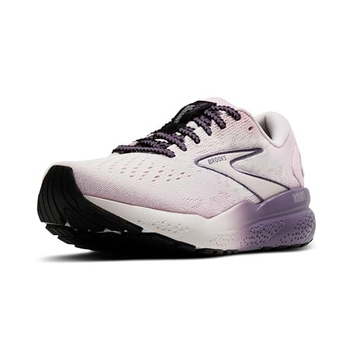 Brooks Women’s Ghost 16 Neutral Running Shoe - Black/Lilac/Windsome - 9.5 Medium | Amazon (US)