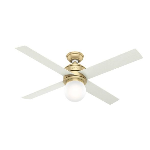 52" Hepburn Ceiling Fan with Wall Control (Includes LED Light Bulb) - Hunter Fan | Target