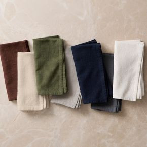 Slub Cotton 20" x 20" Napkin Sets | West Elm (US)