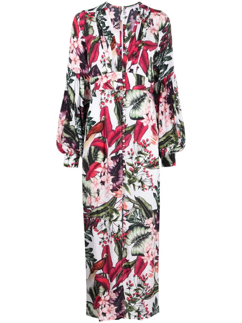 printed midi dress | Farfetch Global